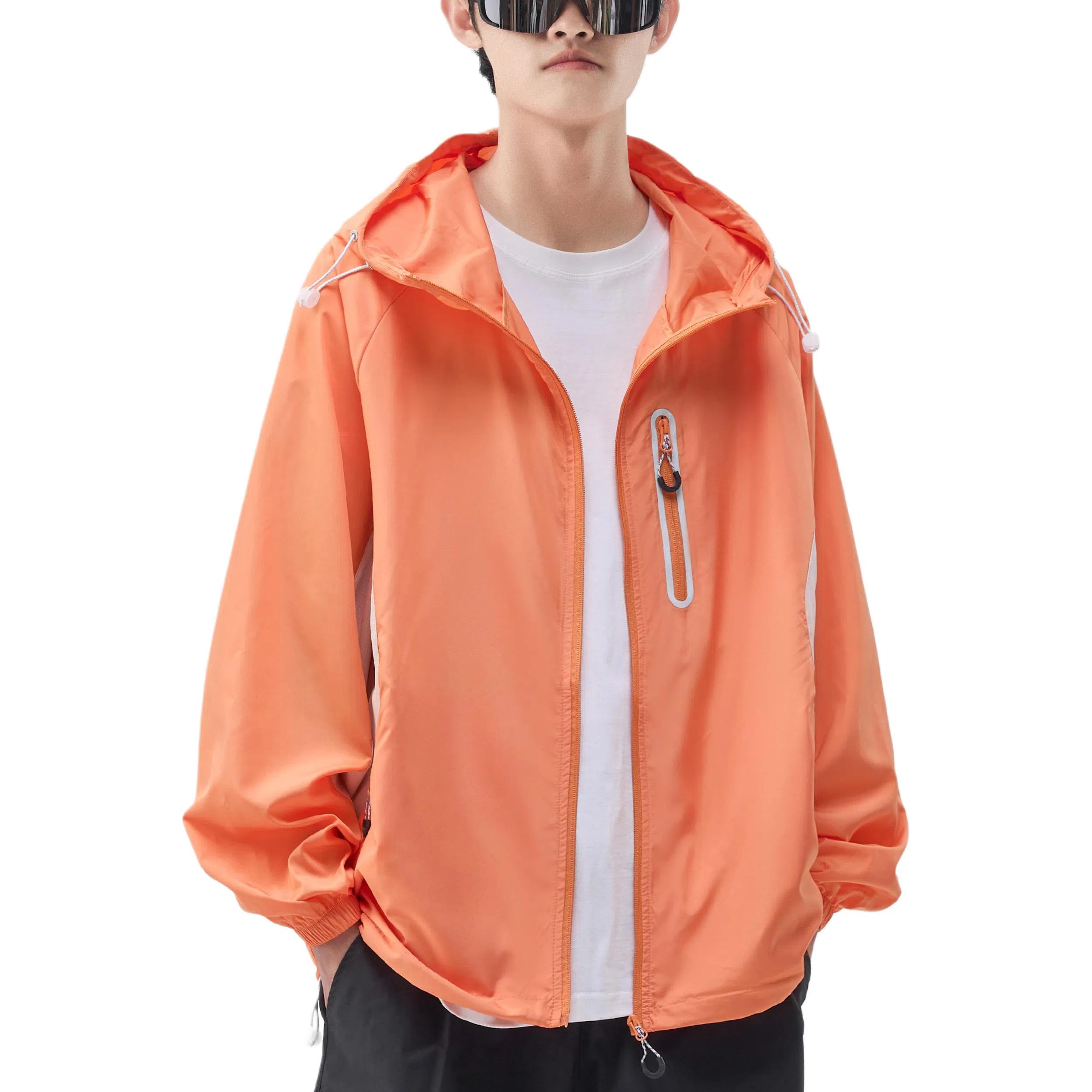 帝狼牛 宽松潮牌山系轻薄户外连帽长袖透气防紫外线防晒服 男女同款