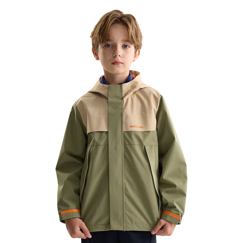诺诗兰 防风防水舒适保暖户外休闲运动秋季冲锋衣 青少年