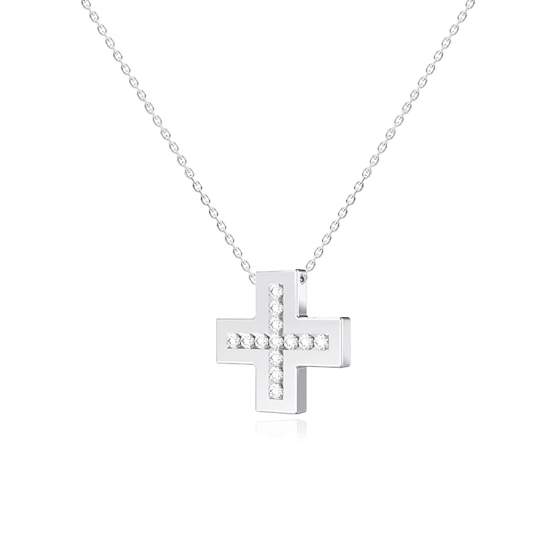 RAWNESS Cross Pendant Necklace