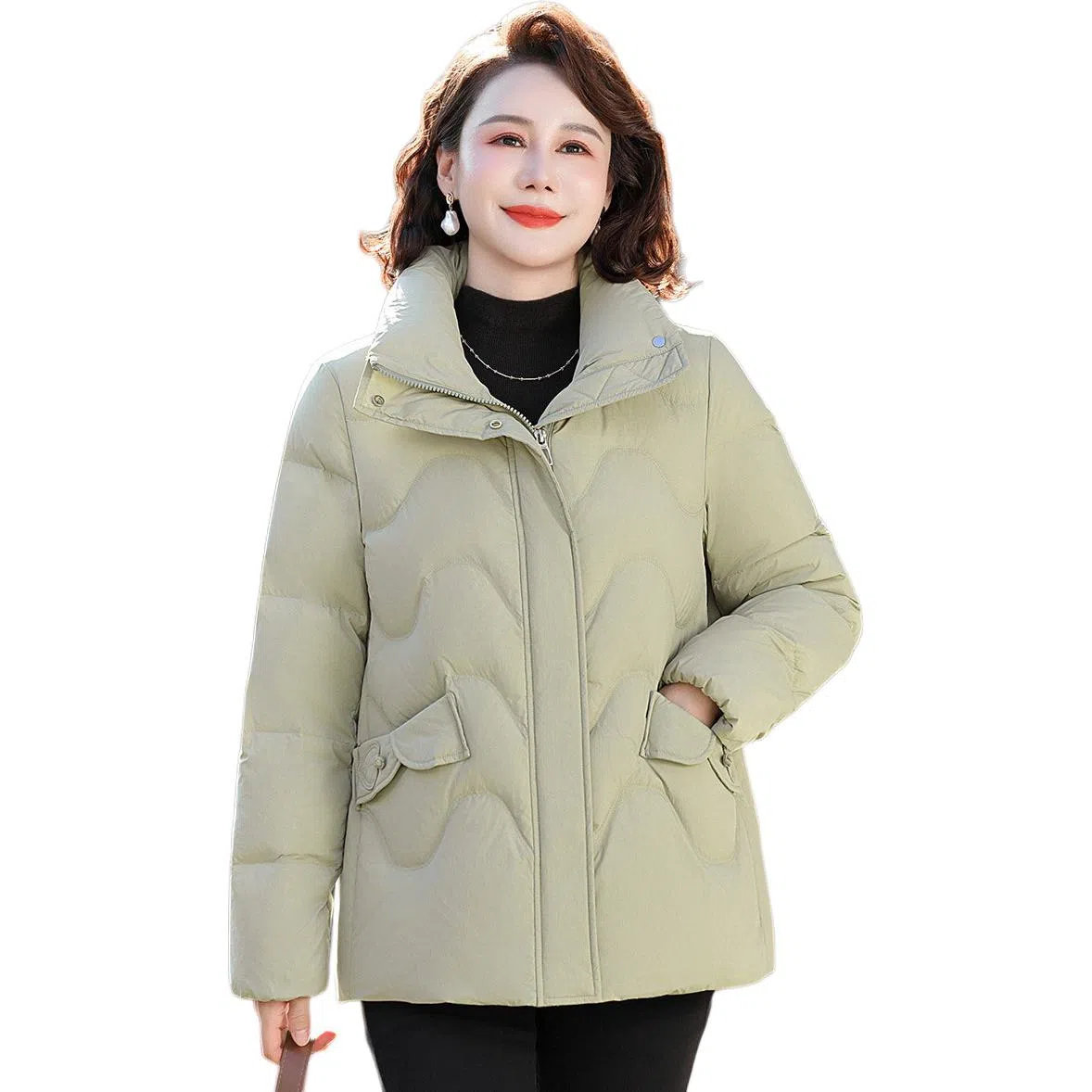 鸭鸭 洋气高贵简约舒适高级感羽绒服 女款