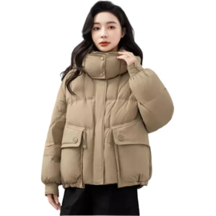 鸭鸭 时尚百搭连帽羽绒服 女款