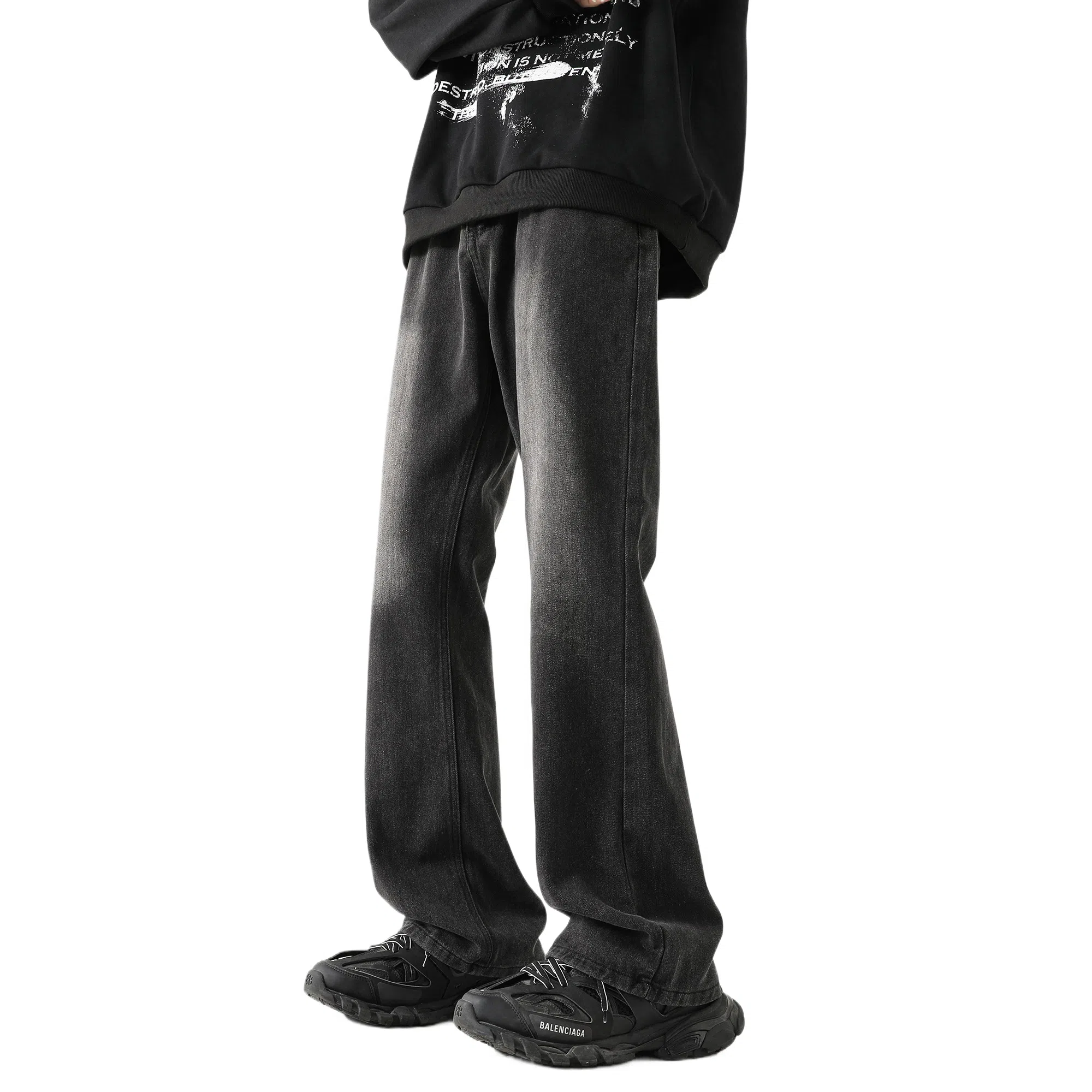 MRDONG Vintage Stretch Denim Pants