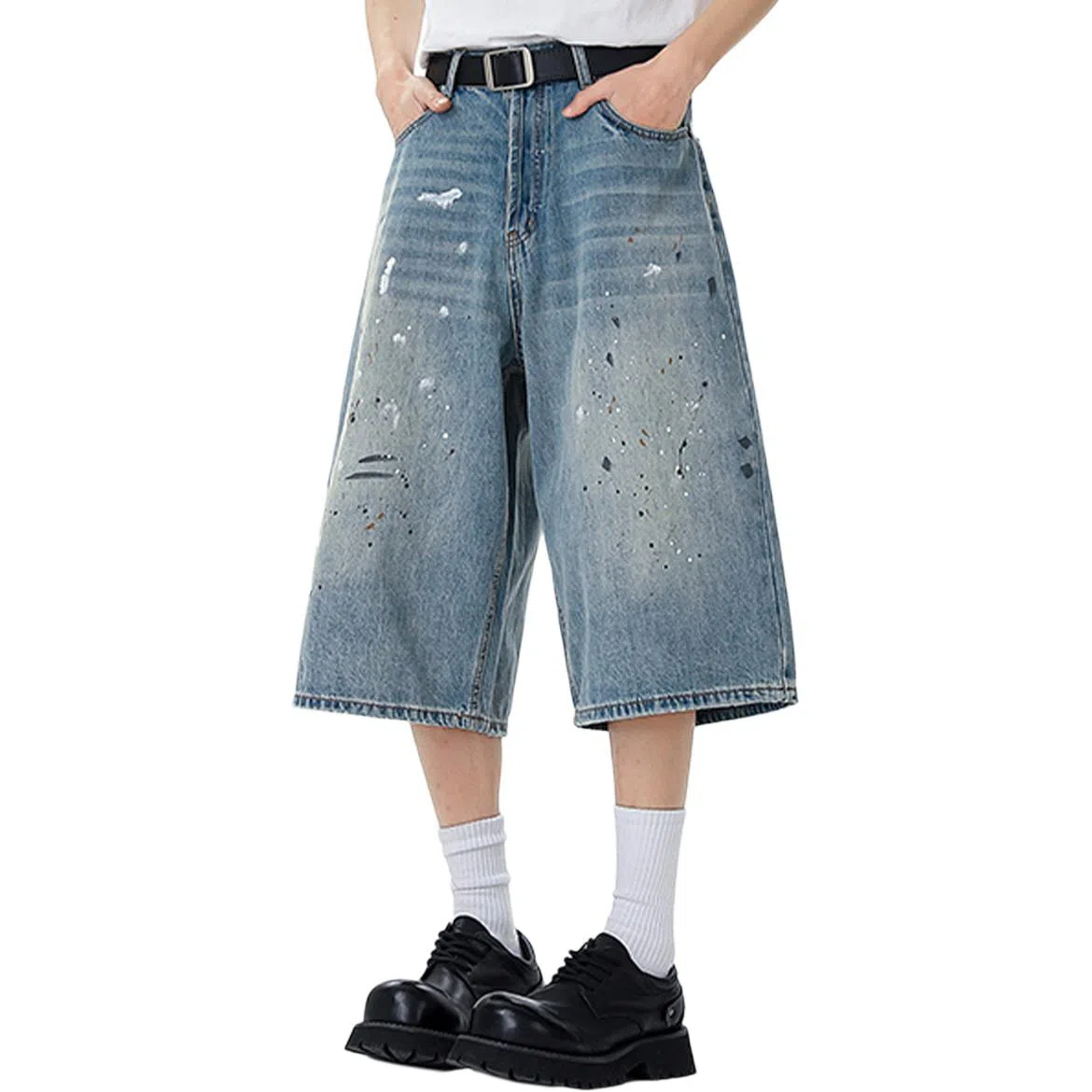 R.super Denim Shorts