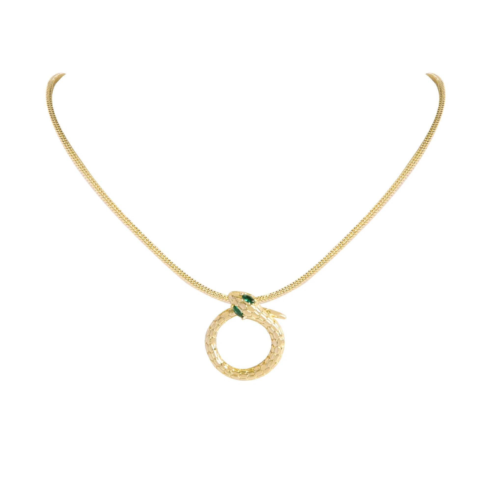 DREAM PARTY Silver Snake Series Necklace