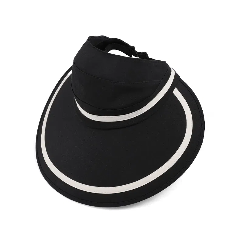 艾佳微 日常通勤韩版时尚百搭户外出游骑车大帽檐遮阳 涤纶 防晒帽 男女同款情侣款