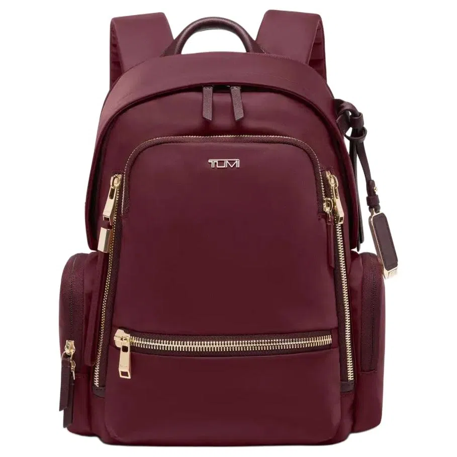 TUMI Voyageur Celina Burgundy Backpack