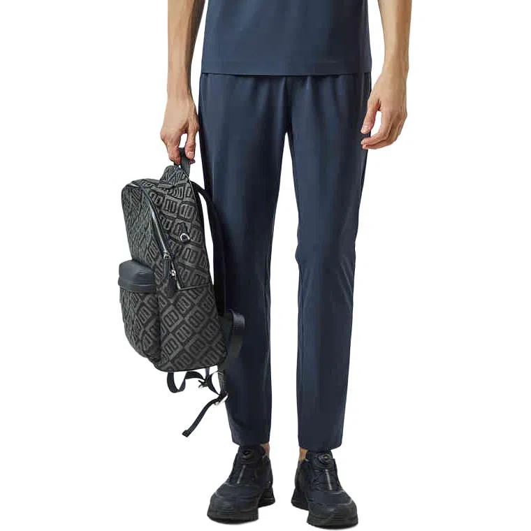 迪柯尼 纯色中腰直筒型休闲裤 男款