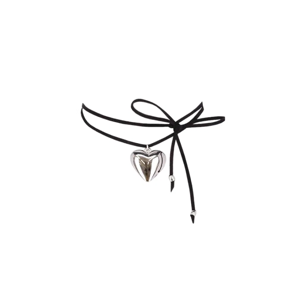 希遇 爱心幻月 新中式国潮轻奢风 日常百搭精致优雅小众设计运高级感轻奢小众简约设计 合金 项链 女款