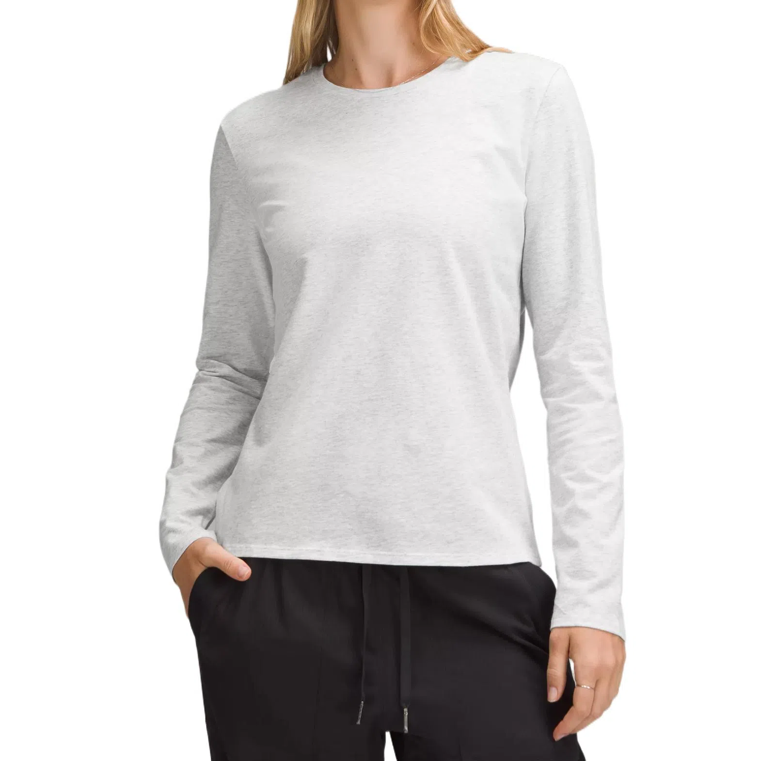 lululemon Organic CottonCrewneck Long-Sleeve Shirt T