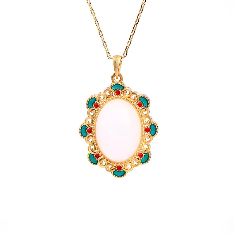 彤彤兔 挂坠祥云 国潮气质 铜 项链 女款