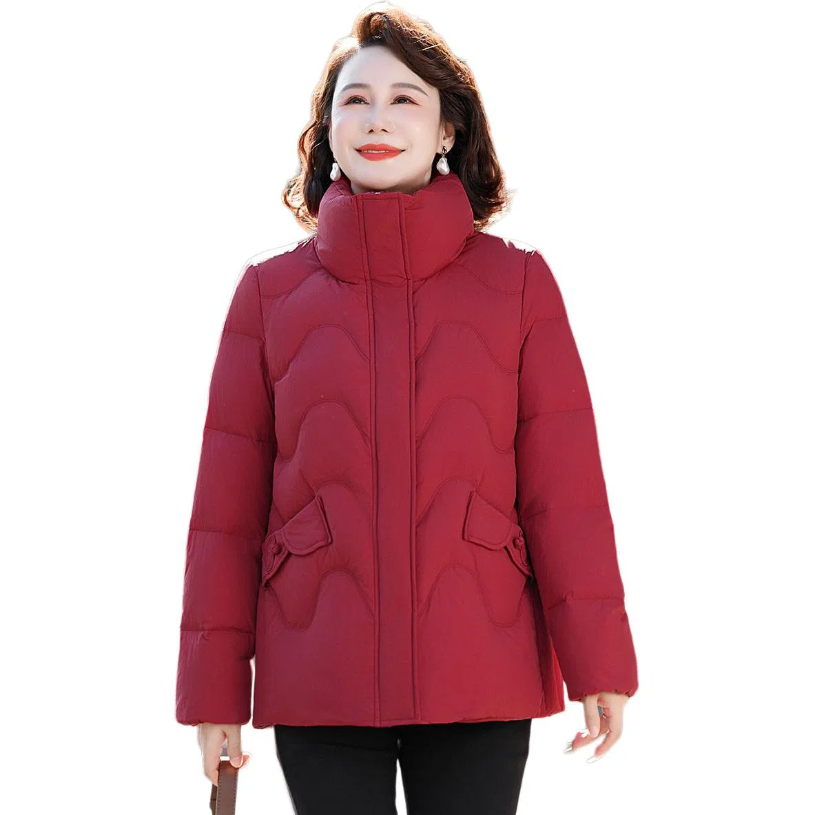 鸭鸭 洋气高贵简约舒适高级感羽绒服 女款