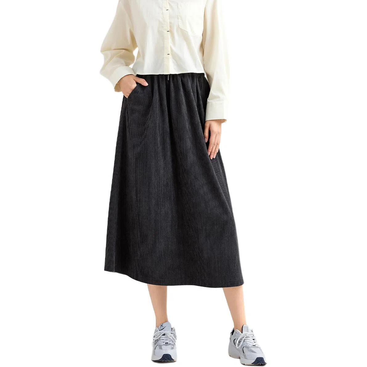 法文箱子 时尚简约百搭休闲长裙 女款