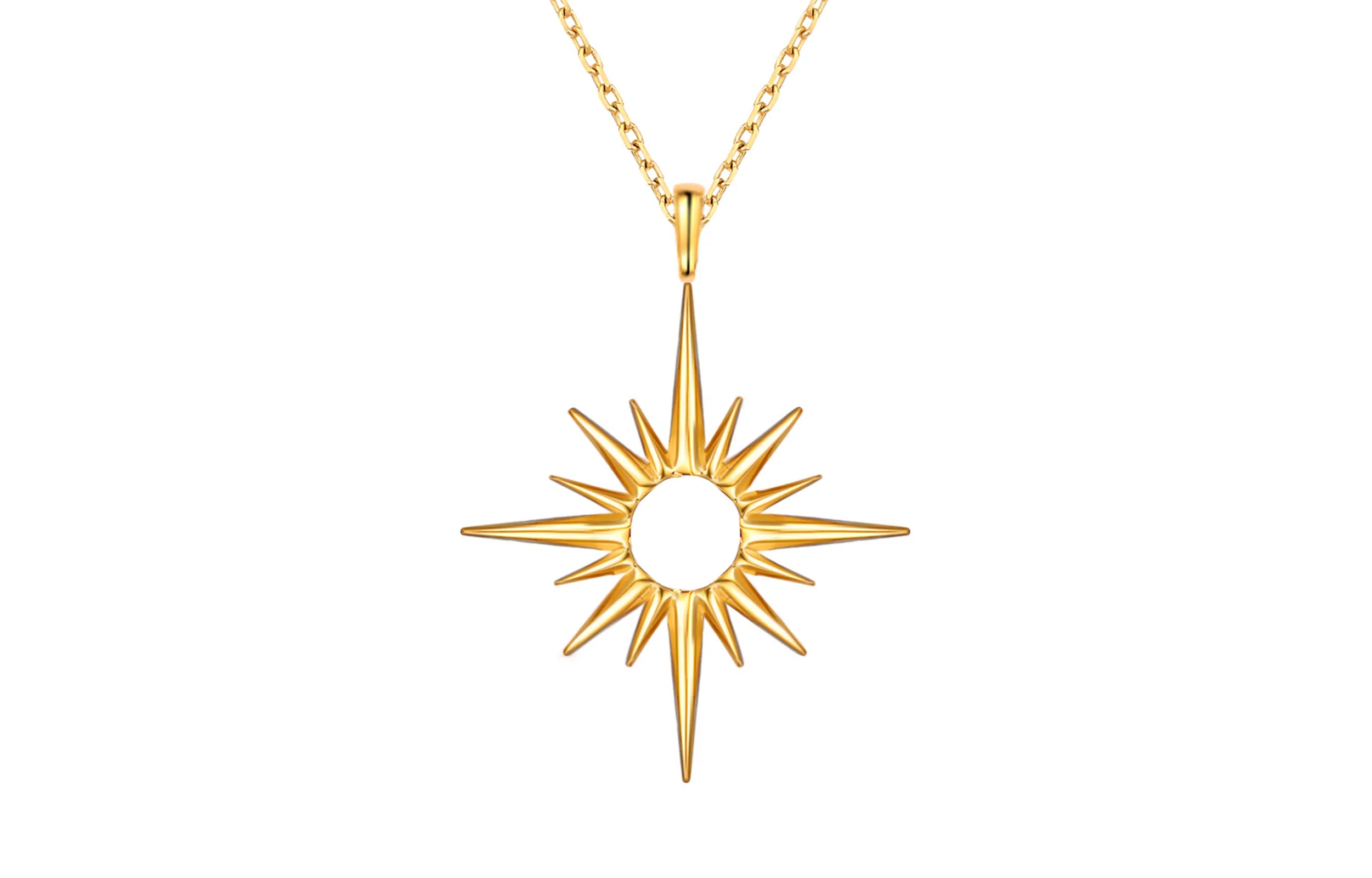 RAWNESS Cross Sun Necklace