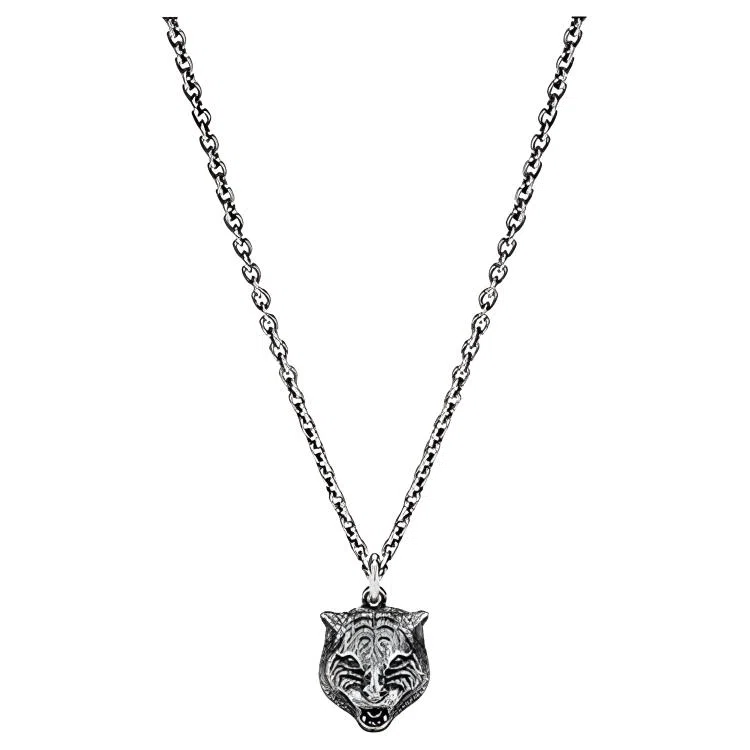 Gucci Tiger Head Pendant Necklace