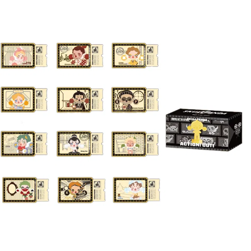 POP MART SKULLPANDA Life Drama Series Fridge Magnet Blind Box