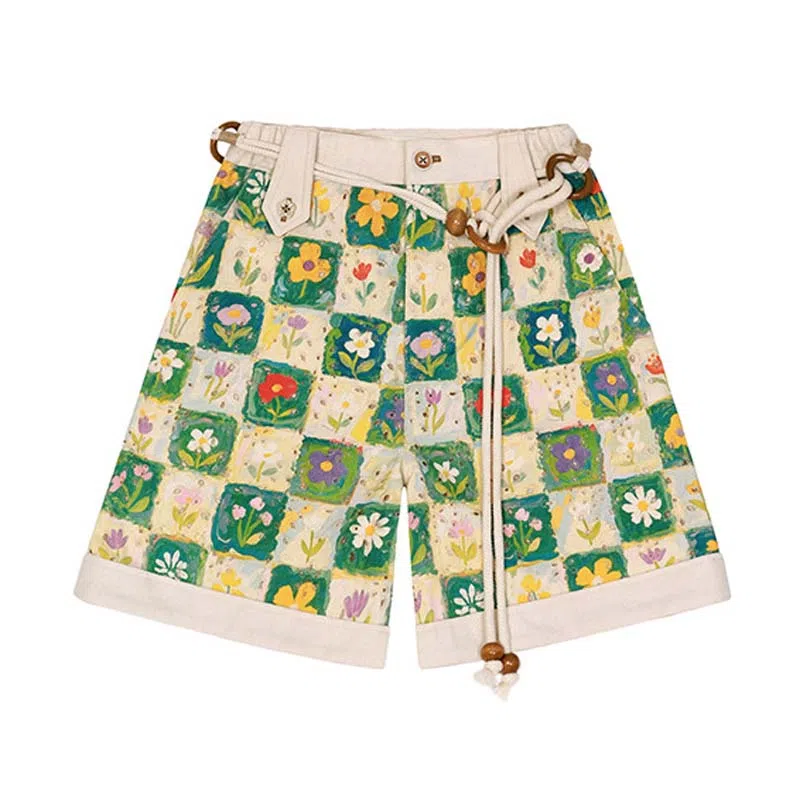 VALLEYOUTH Vintage Floral Shorts