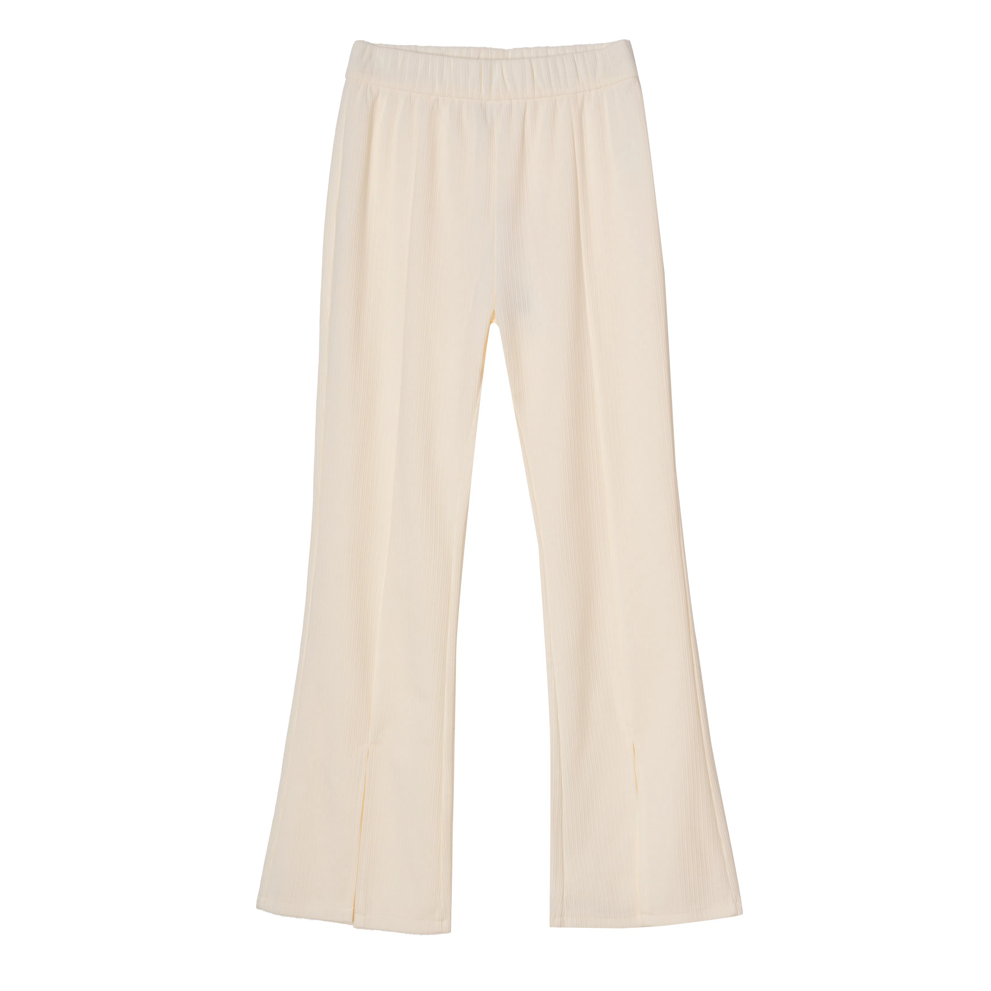 法文箱子 简约纯色高腰宽松休闲裤 女款