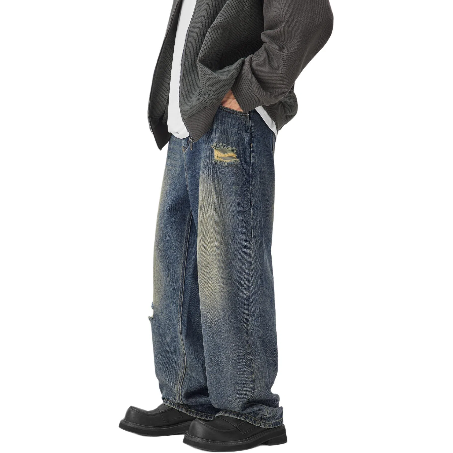 bodydream Vintage Washed Distressed Jeans