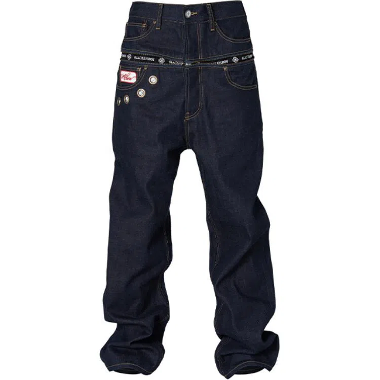 GLACIERBOY SS24 RAW DENIM BAGGY JEANSBaggy