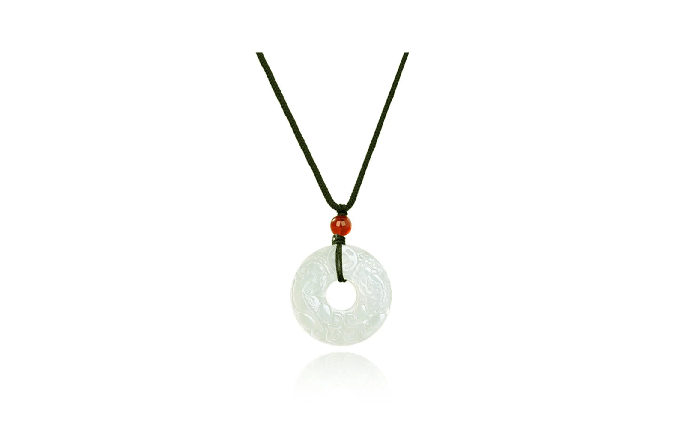 金瑞邦 新中式国潮 招财貔貅平安扣 八方来财 吞金兽 复古国风 高级感 贵州翠 项链 男女同款情侣款