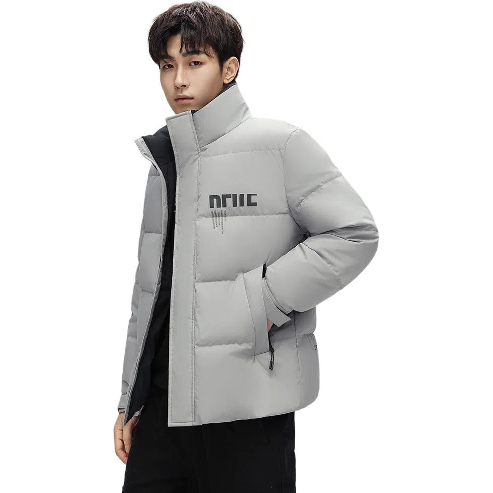 鸭鸭 休闲舒适简约羽绒服 男