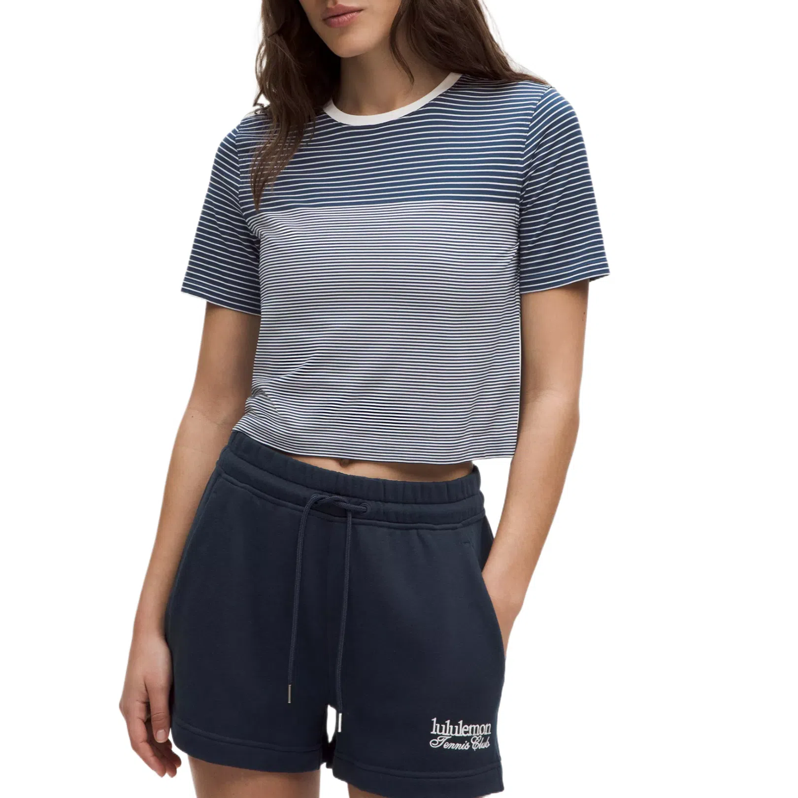 lululemon Classic-FitCropped Seamless MarinerSilverescent X-STATIC T