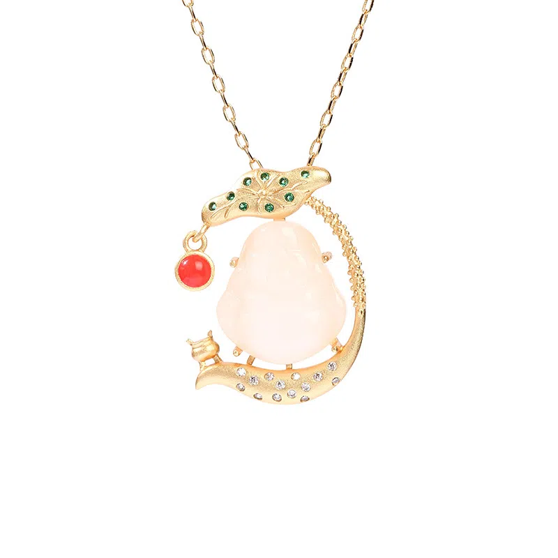 彤彤兔 民族风笑面佛佛公复古国潮 铜 项链 女款