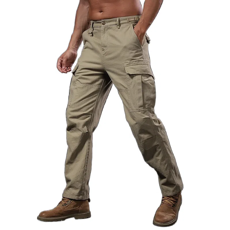 季言 宽松户外休闲裤工装裤 男