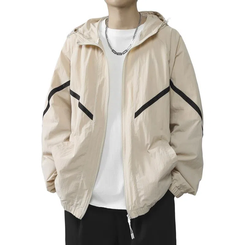 左岸 宽松透气轻薄款冰丝凉感户外运动防晒服 男款