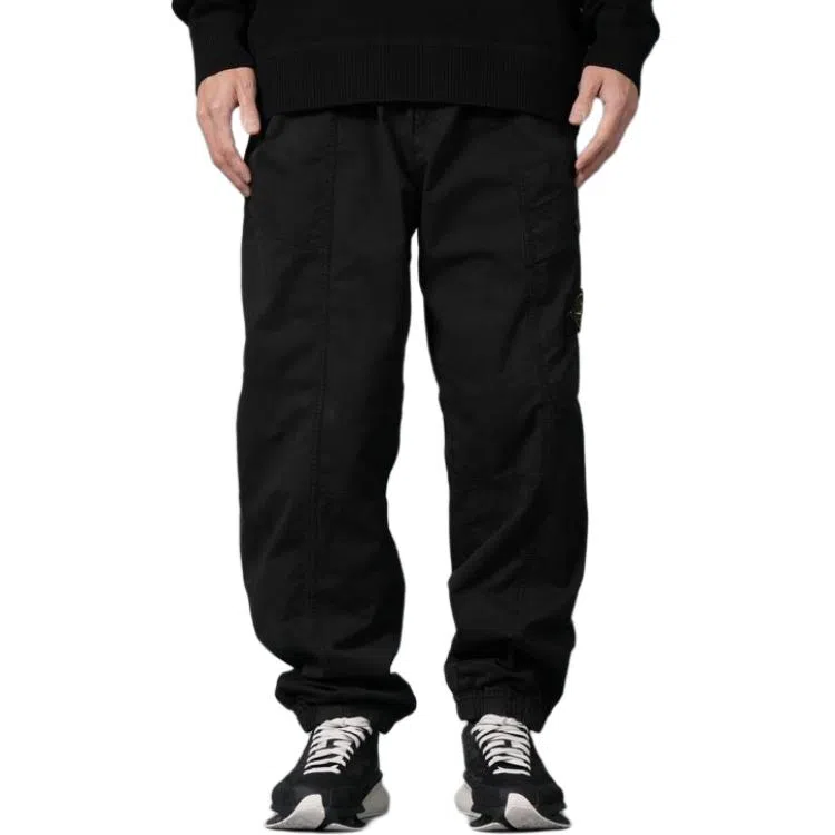 Stone Island Cargo Pants Black