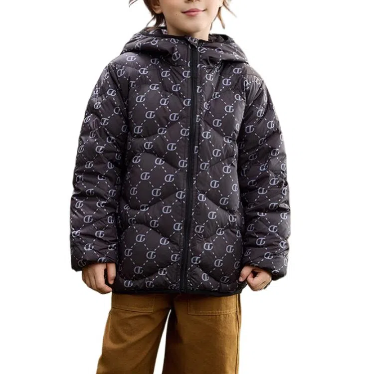 鸭鸭 保暖防风防水舒适轻盈羽绒服 青少年