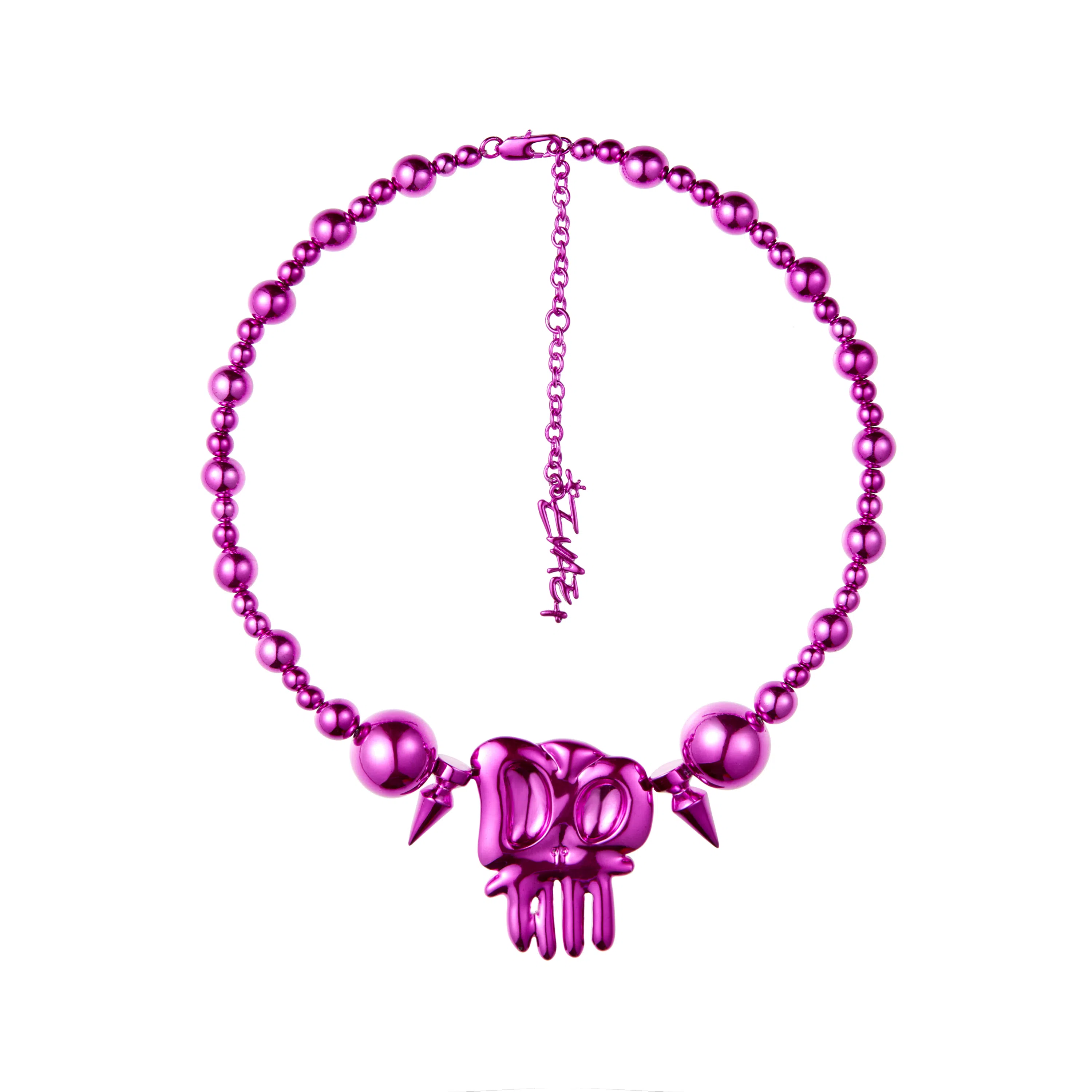 EVAE+MOB Necklace Pink Plated