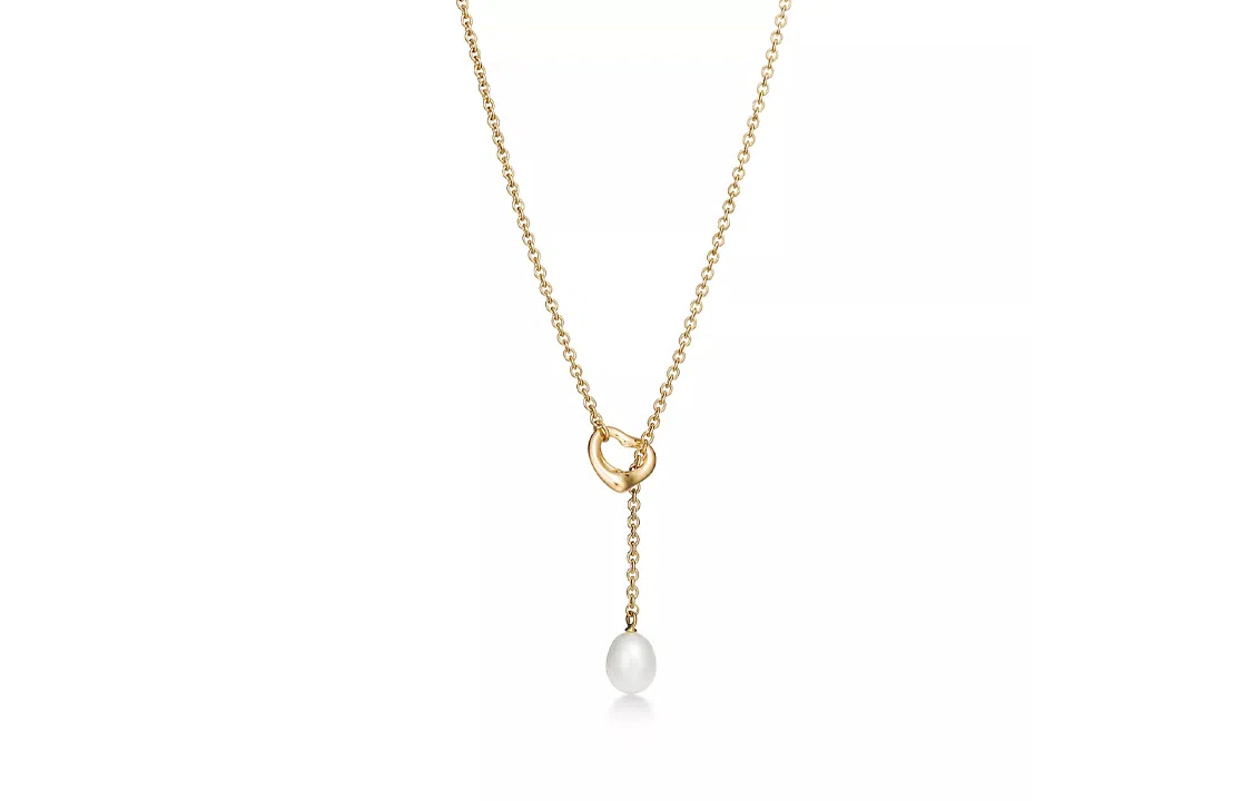Tiffany & Co. Heart Pearl Necklace