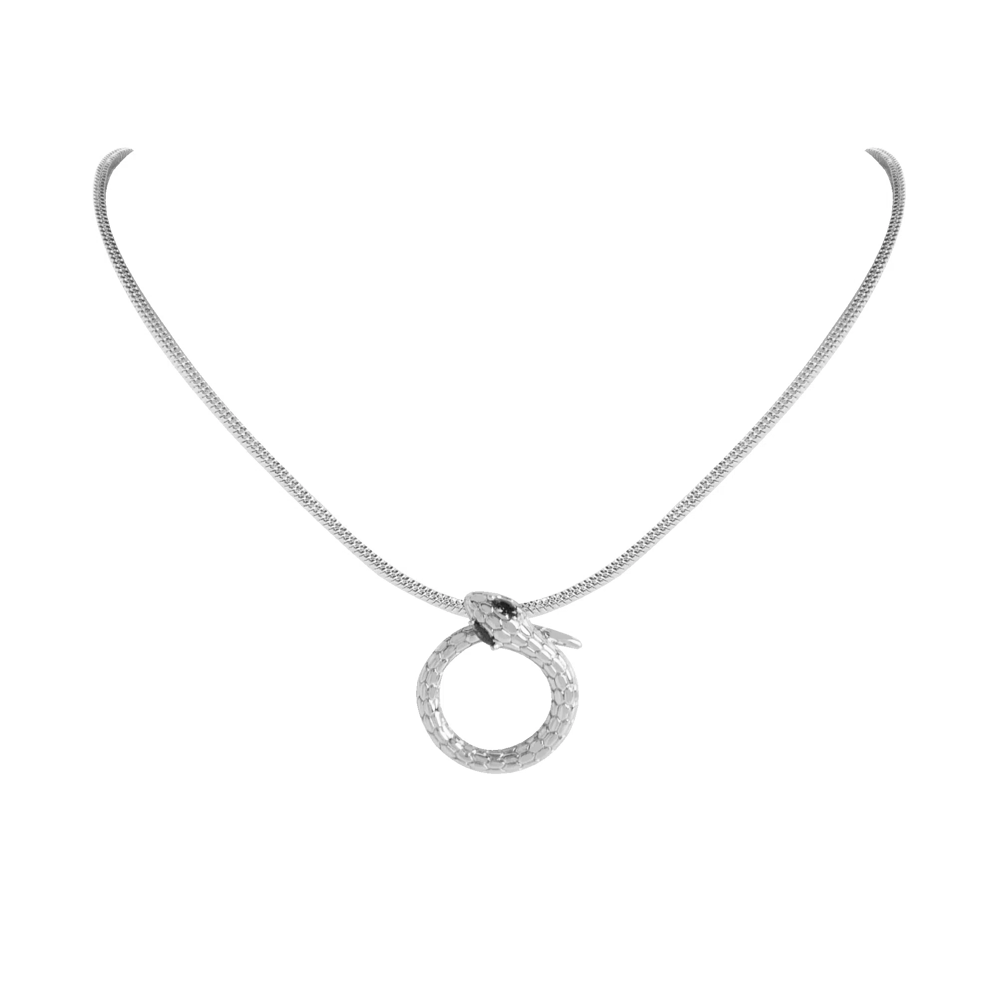DREAM PARTY Silver Snake Series Necklace