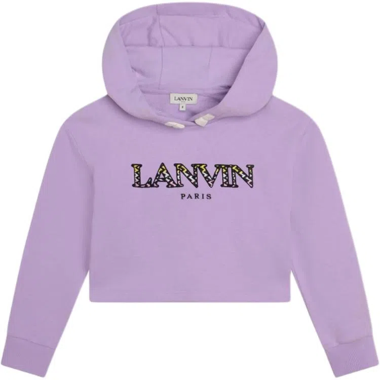 Lanvin Hoodie Purple Kids