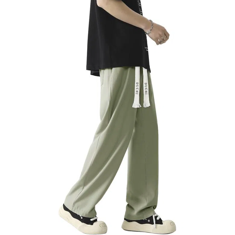 独驰 垂坠感宽松直筒舒适潮流百搭休闲裤 男女同款