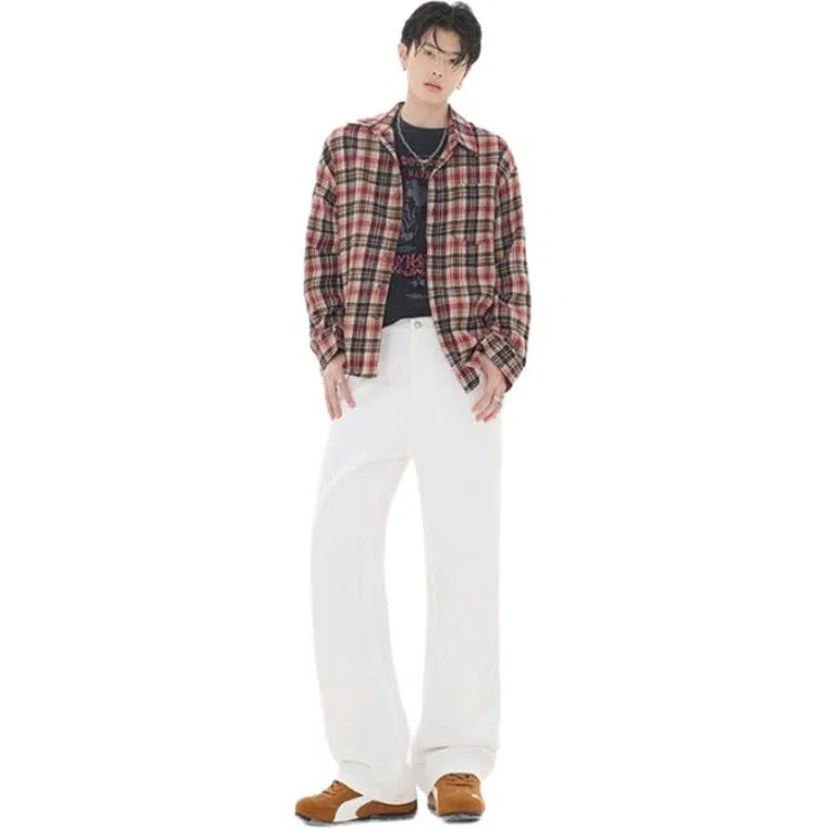 PANDA ADEVIL Straight Loose Jeans