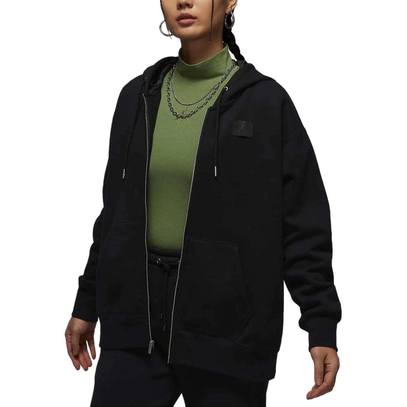 Jordan Flight Fleece Hoodie Black