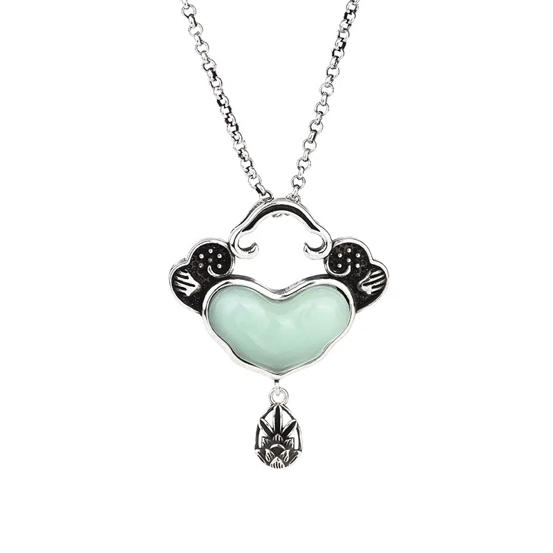 彤彤兔 平安锁 国古风 铜 项链 女款