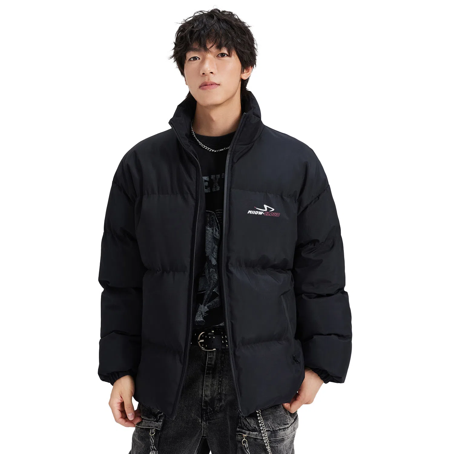 MIIOW Puffer Jacket Black
