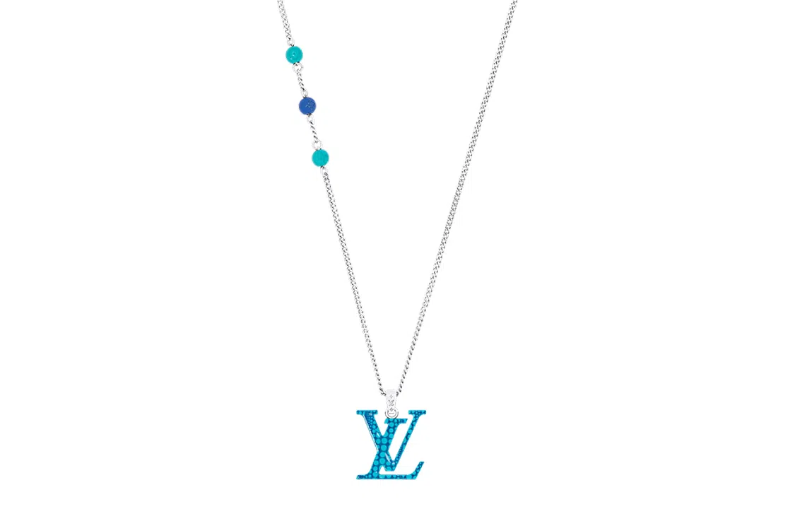 Louis Vuitton x Yayoi Kusama Pumpkin Necklace Blue
