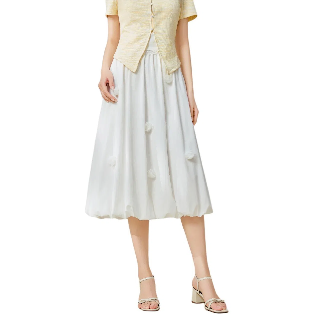 爱依服 时尚潮流百搭简约休闲长裙 女款