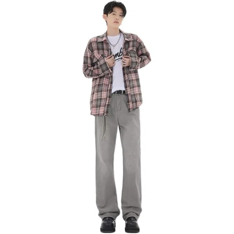 PANDA ADEVIL Straight Loose Jeans