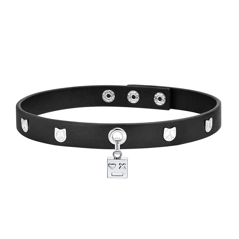 PEACE & CAT Customizable Punk Collar Necklace