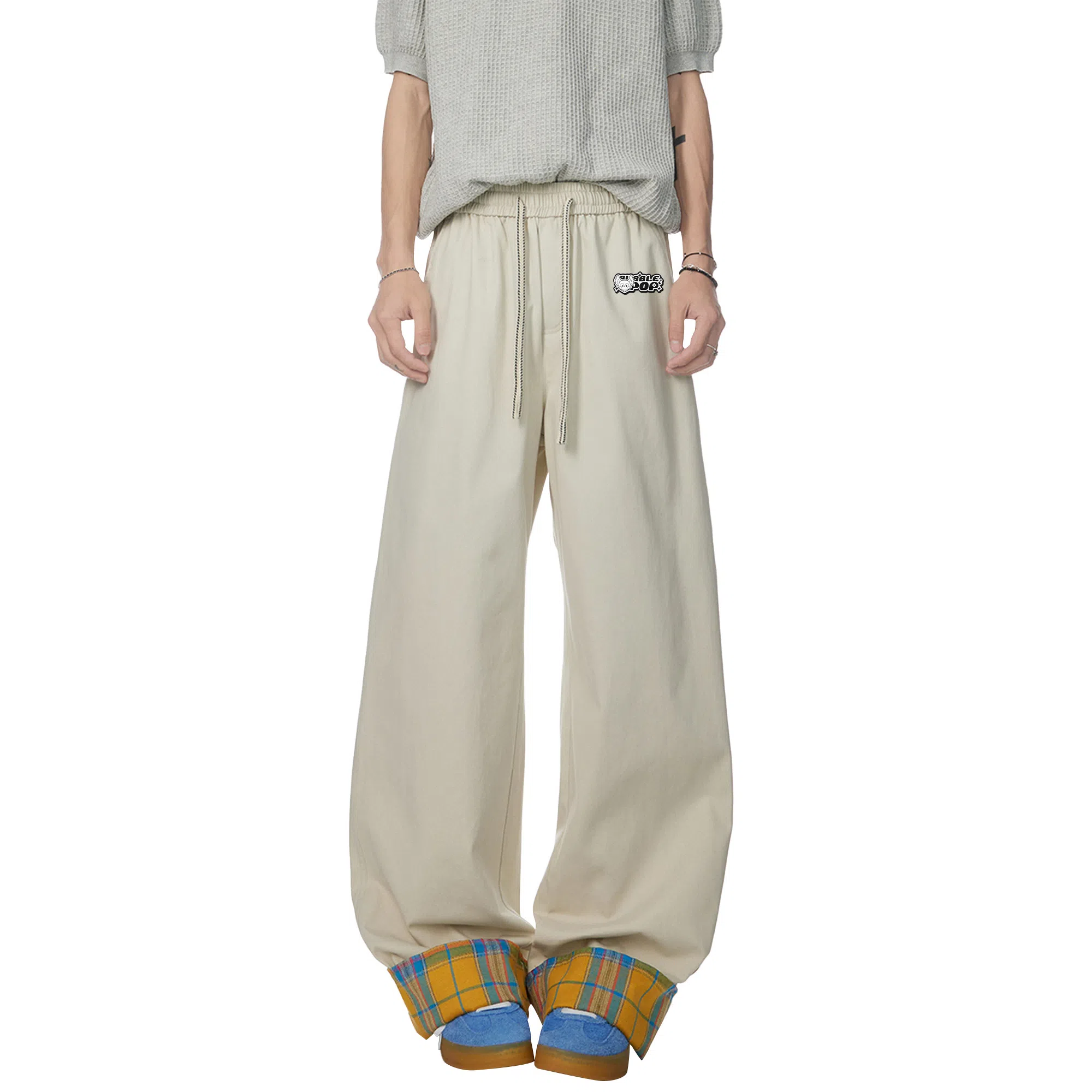 王者荣耀 美式高街个性时尚宽松舒适直筒休闲裤 男女同款