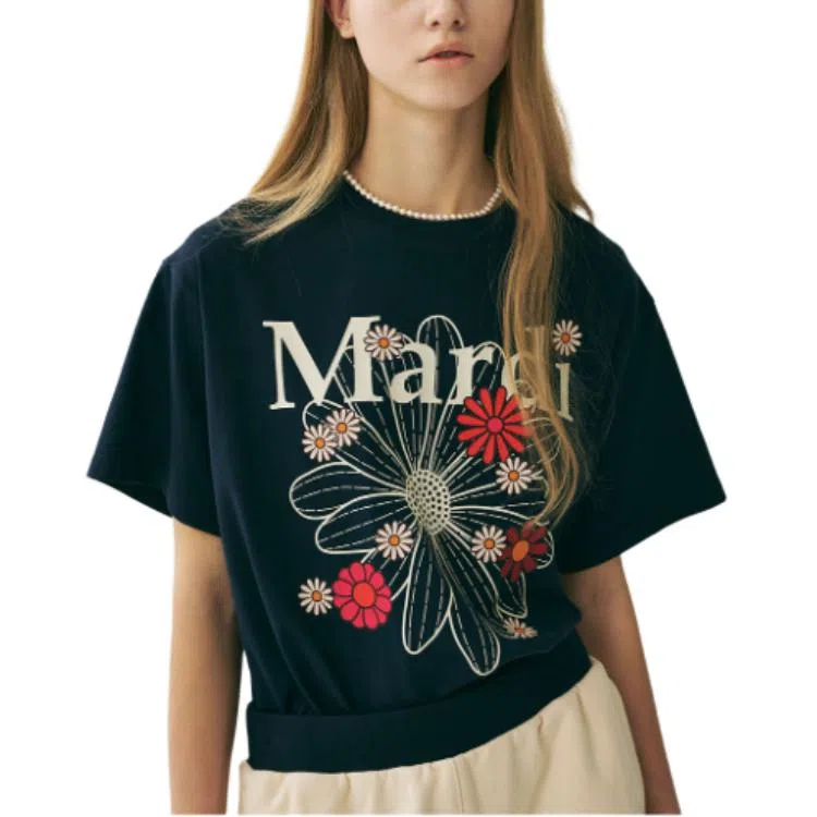 Mardi Mercredi Blossom Navy Ivory