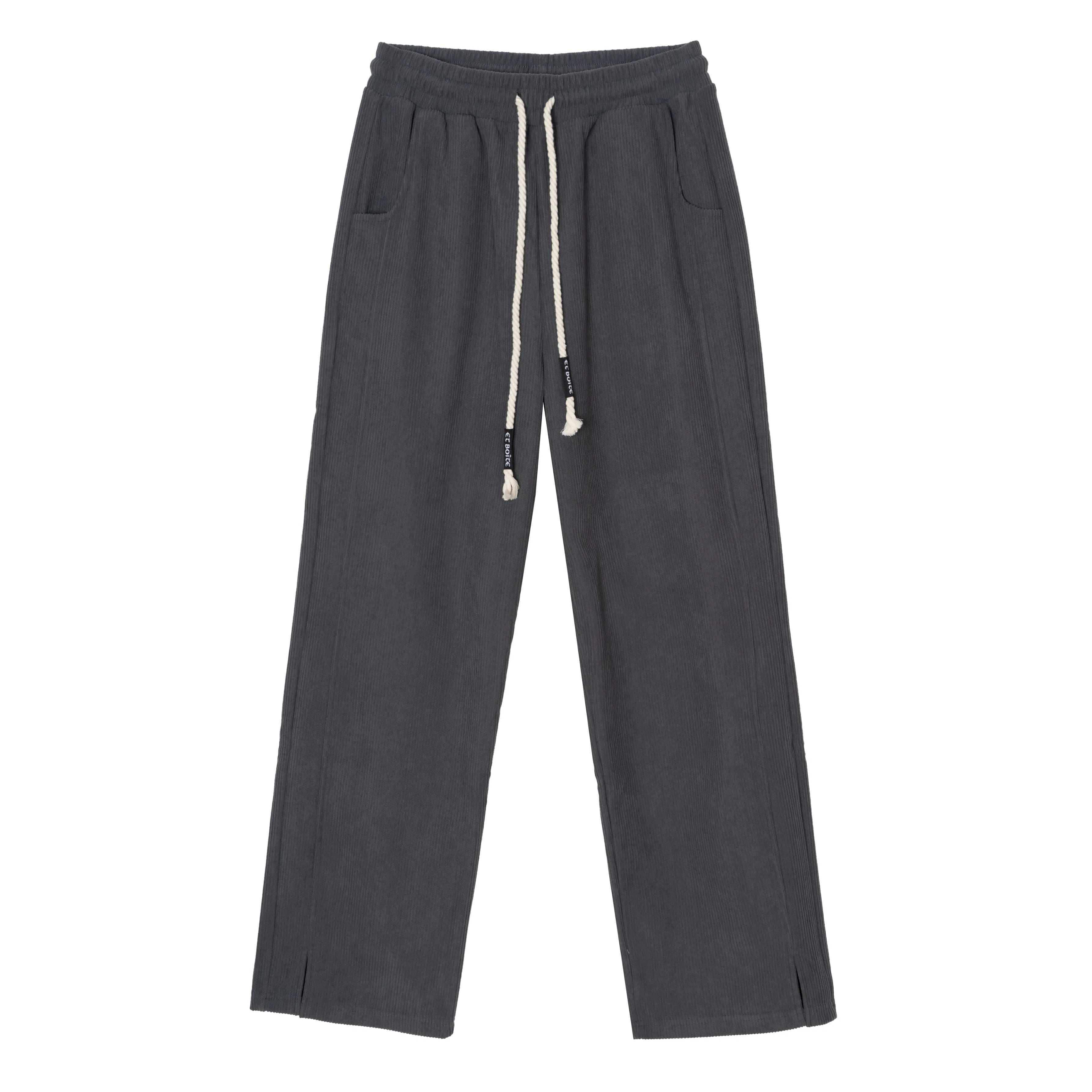 法文箱子 宽松中腰简约休闲裤 女款