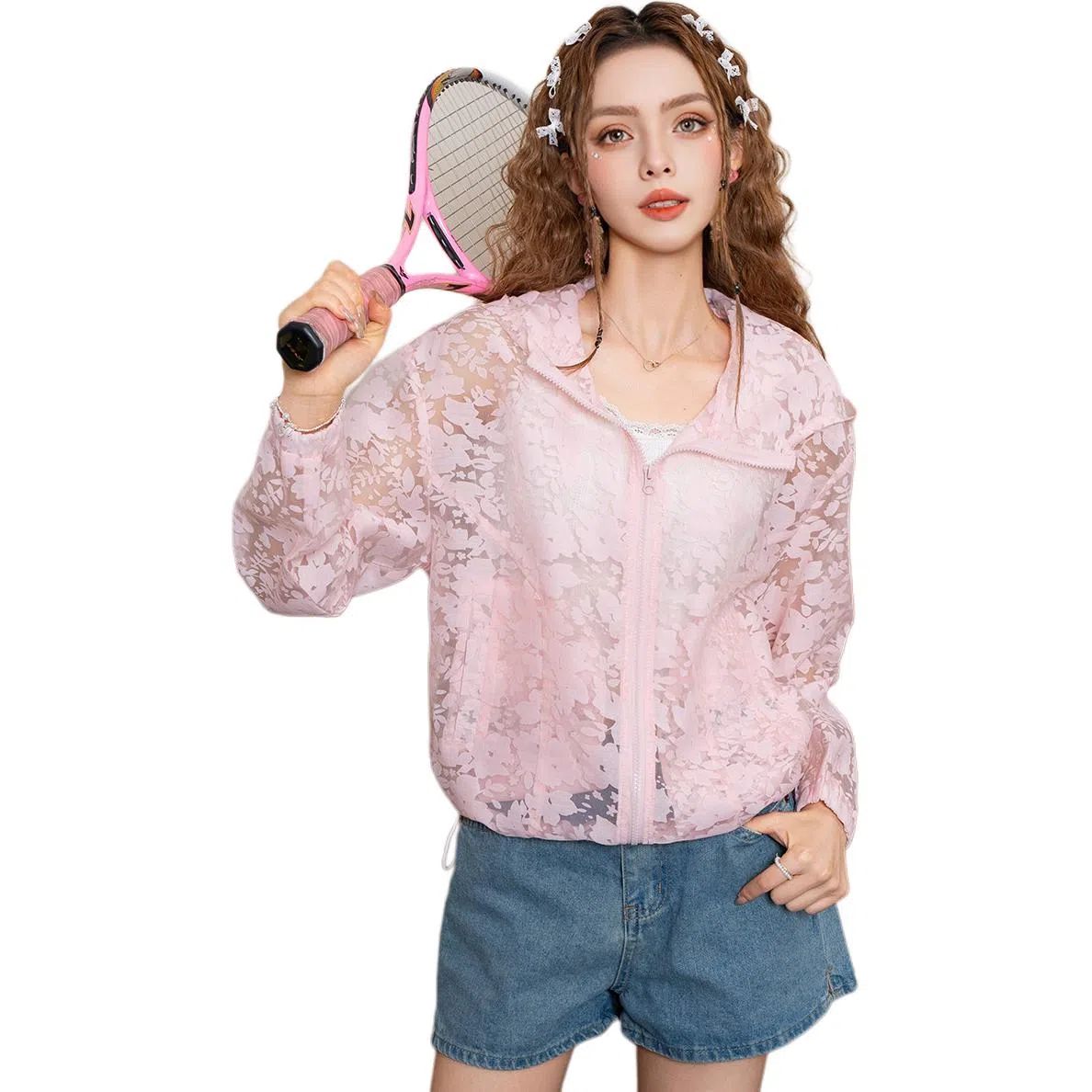 法文箱子 夏季女式开衫截短外套 女款