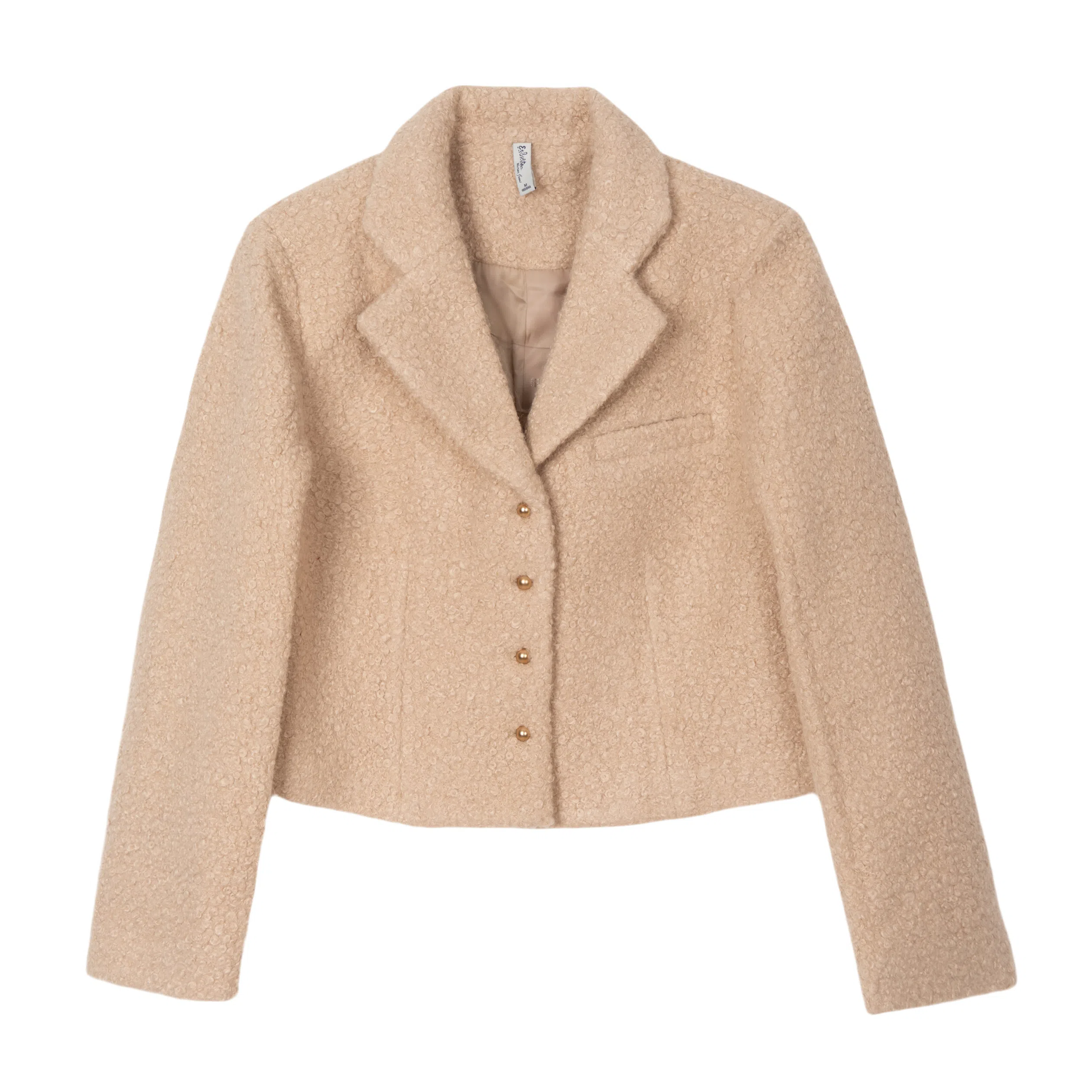 法文箱子 纯色短款简约西装 女款