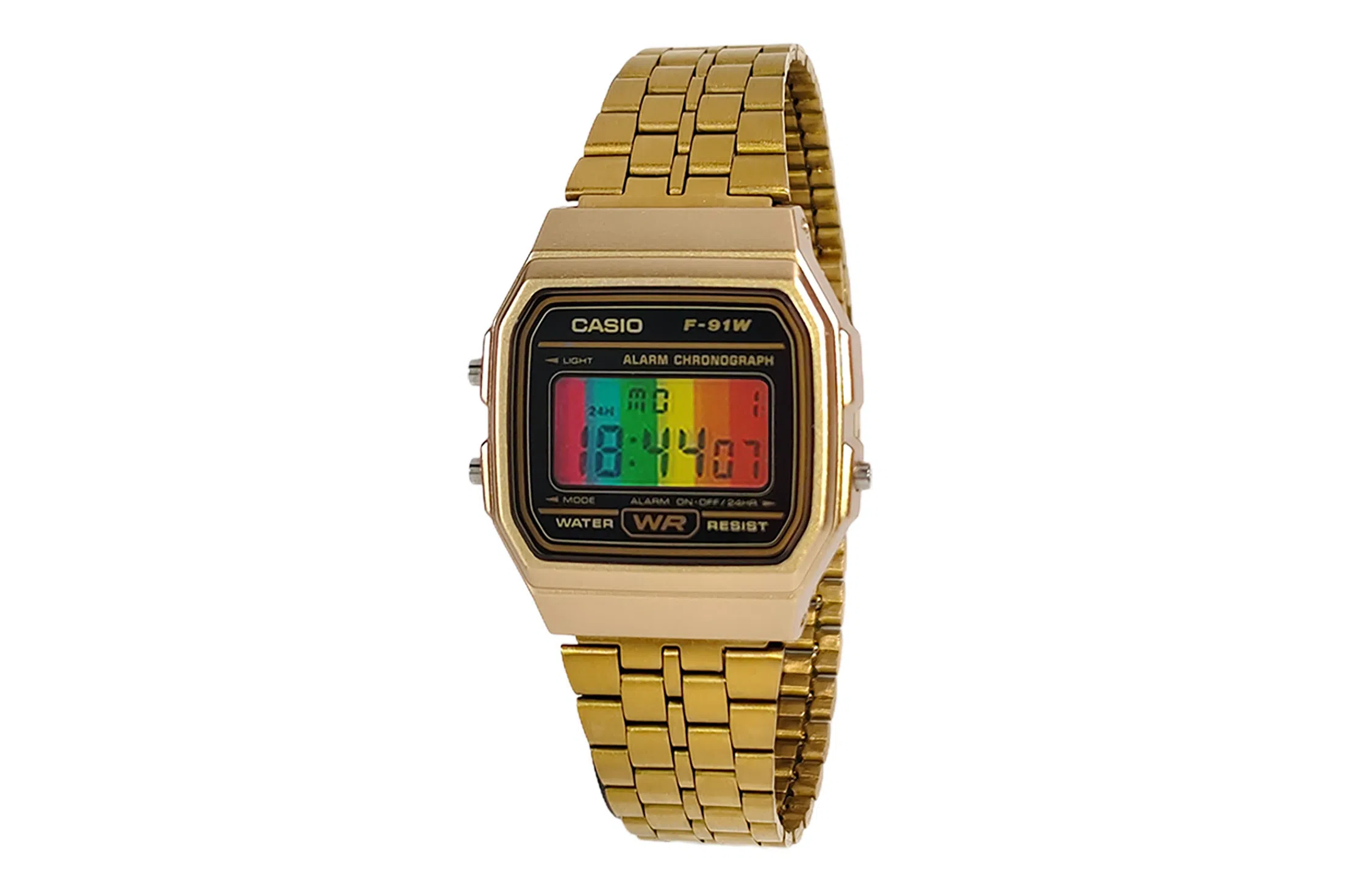 CASIO F-91WM-9A Gold Resin